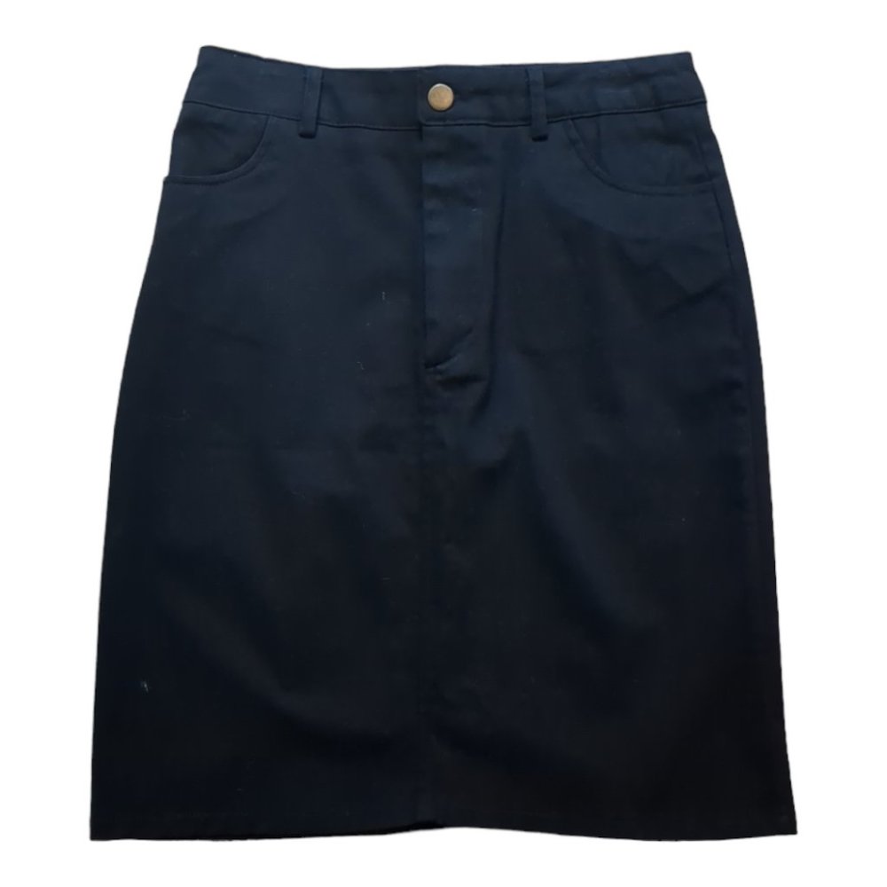 NWOT Black A-Line Above the Knee Skirt Modcloth Small